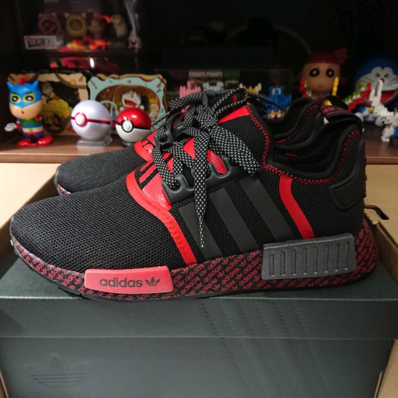 Adidas nmd outlet black and red