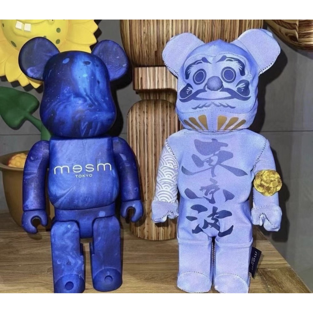 已售出】⭐️Be@rbrick 2021 mesm Tokyo 達摩聯名設計400% NINJAINK