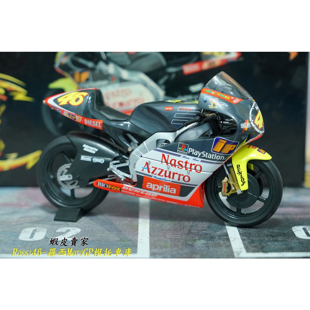 稀有Minichamps 1/12 1:12 Aprilia 250cc Rossi GP 1999 羅西 稀有Minichamps 1/12 1:12 Aprilia 250cc Rossi GP 1999 羅西