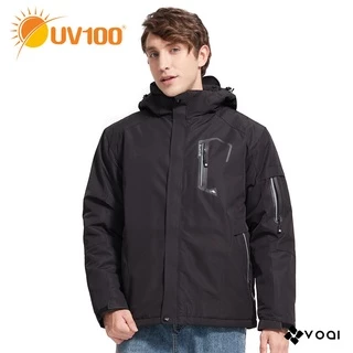 【UV100】 防曬 智能控溫-防潑水刷毛保暖外套-男(AB21545) VOAI