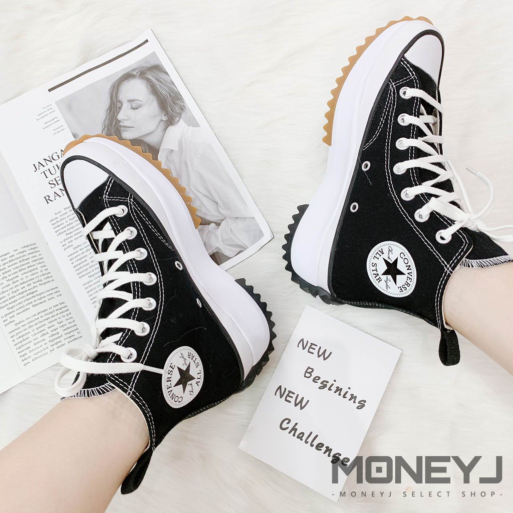 MONEY J】CONVERSE RUN STAR HIKE HI 高筒增高厚底166800C 166799C