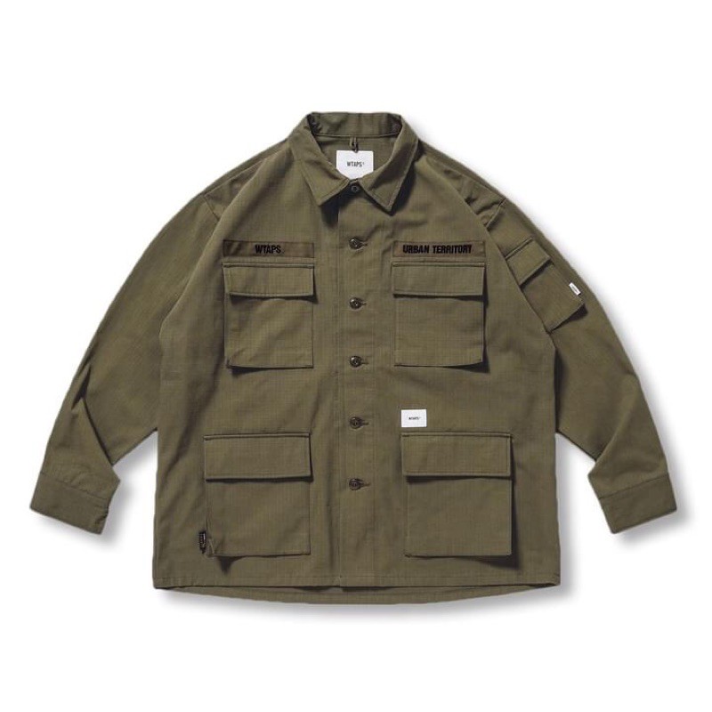 20AW WTAPS JUNGLE LS / NYCO. CORDURA 四袋貼布軍襯外套 余文樂 現貨在店