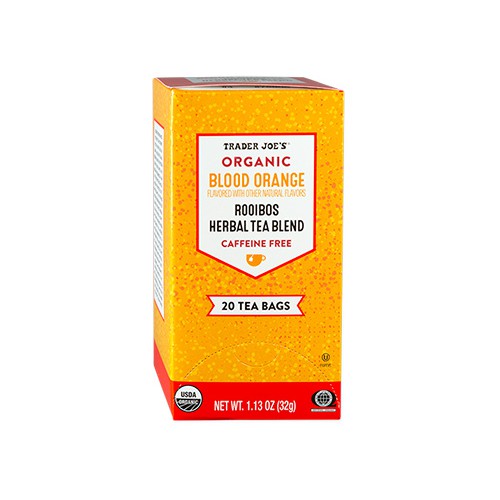 美國代購 Trader Joe's 血橙國寶茶 Blood Orange Rooibos Herbal Tea 蝦皮購物
