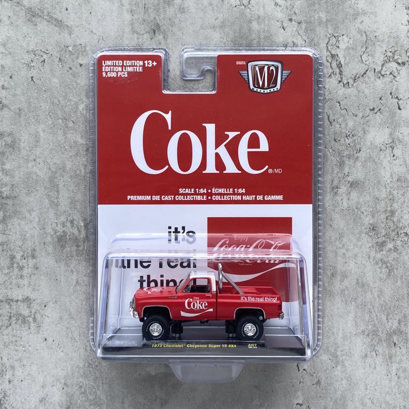 M2 Machines 1973 Chevrolet Cheyenne 10 Coca-Cola Sprite – Chase 1/750 – Scala 1:24