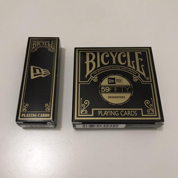 全新兩種New Era 100週年紀念x BICYCLE Playing Cards 圓形加長型撲克 