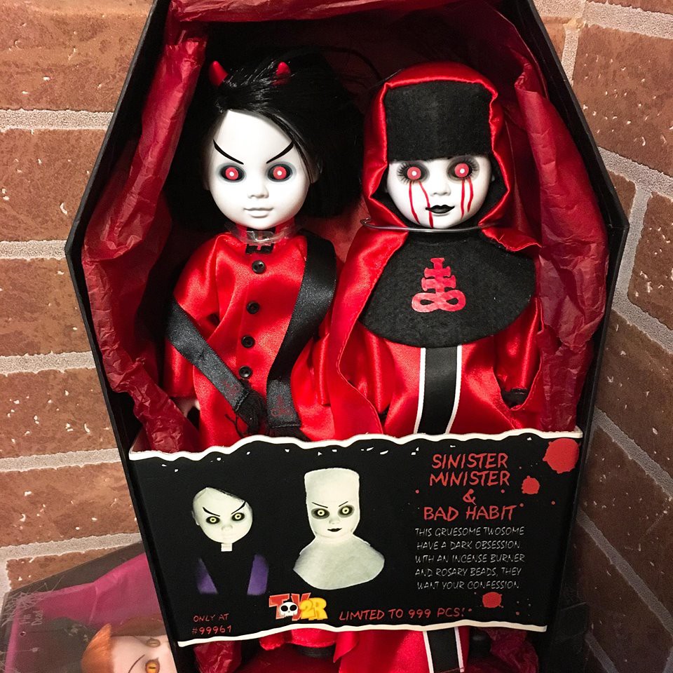 Living Dead Dolls 活死人娃娃 限定999 絕版 Sinister Minister&Bad Habit