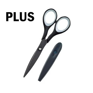 PLUS 耐磨高碳鋼剪刀  / 1入 台灣限貨👌👌(含稅價)  剪刀、附蓋剪刀 普樂士剪刀
