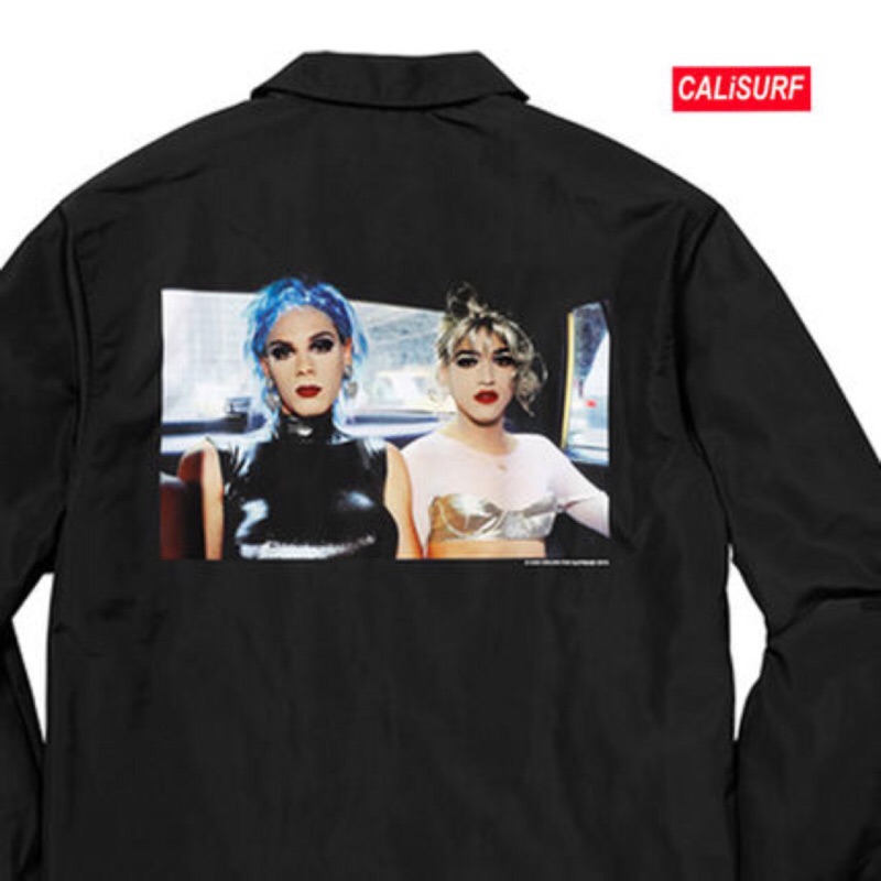 Supreme nan goldin hot sale coaches jacket