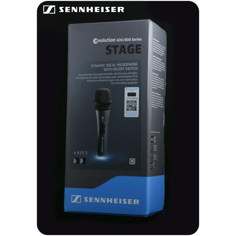 德國製Sennheiser E 835-S 德製手握式動圈人聲麥克風【又昇樂器.音響