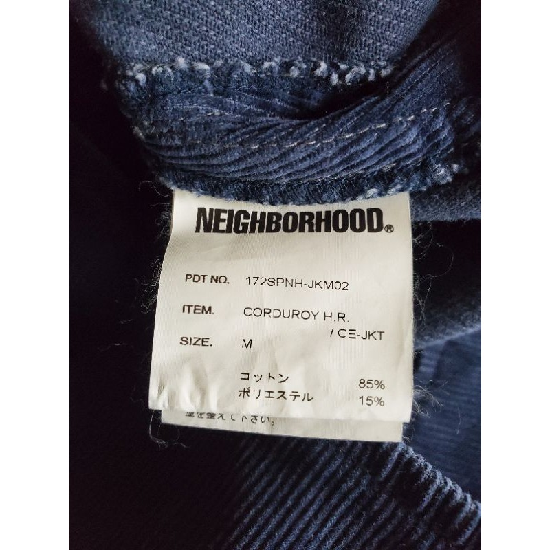 17AW NEIGHBORHOOD CORDUROY H. R. / CE-JKT 燈芯絨工作夾克| 蝦皮購物