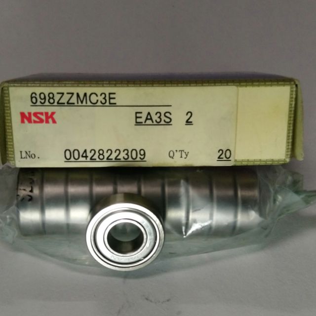 【全新】軸承698ZZC3雙鐵蓋培林NSK 產地：日本 | 蝦皮購物