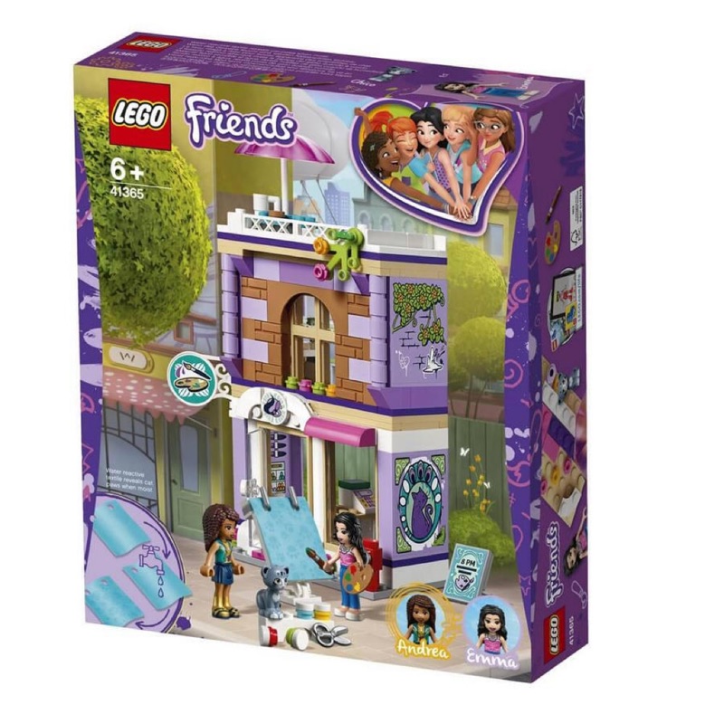 [保證正品] LEGO 樂高 積木 41365 Friends Emma 艾瑪的藝術工作室 現貨 全新 未拆封 | 蝦皮購物