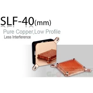 Enzotech SLF-40 高效能 晶片組 散熱片 (含風扇) 高密度 鍛造銅