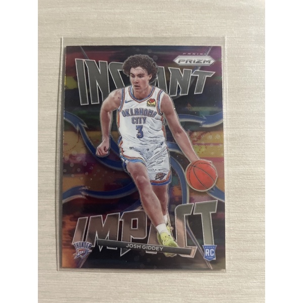 nba球員卡21-22 Prizm rc 新人特卡Instant Impact Josh Giddey no.4