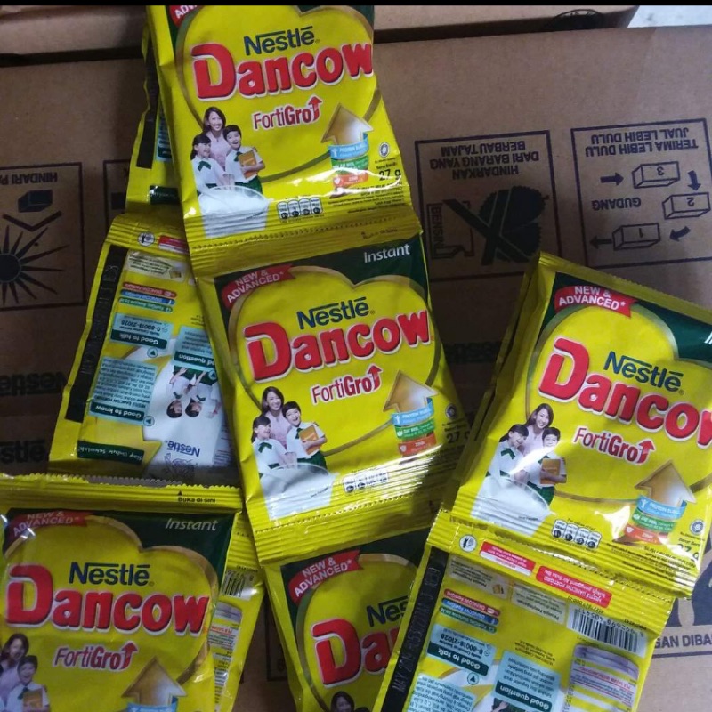 Susu Dancow sachet Forti Gro (coklat/putih) | 蝦皮購物