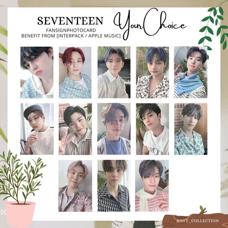 1156】SEVENTEEN your choice 特典 ウォヌ