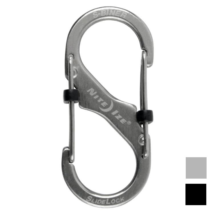 Nite Ize S-Biner Mousqueton Double Taille 4 en Plastique résistant Coyote