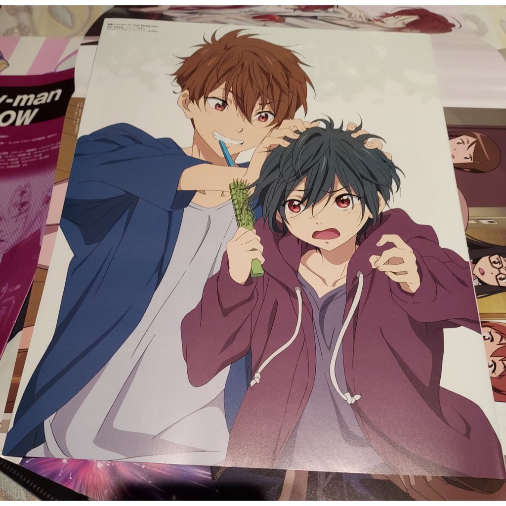 日本雜誌切頁雙面High☆Speed! - Free! Starting Days 桐嶋郁彌桐嶋夏