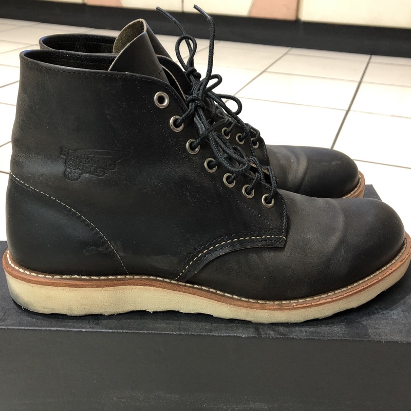 二手美品」Red wing 8190 鋼印款US9 紅色雞翅木村拓哉紅翼| 蝦皮購物