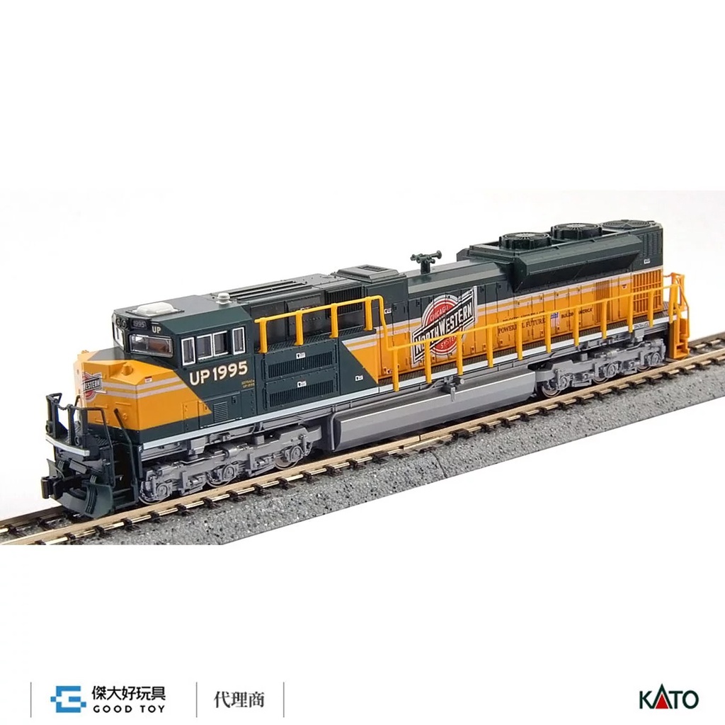 KATO USA 176-8407 柴油機車 SD70ACe UP 1995 (C&NW) | 蝦皮購物