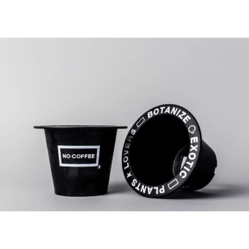 no coffee botanize コラボポット 鉢 黒白セット