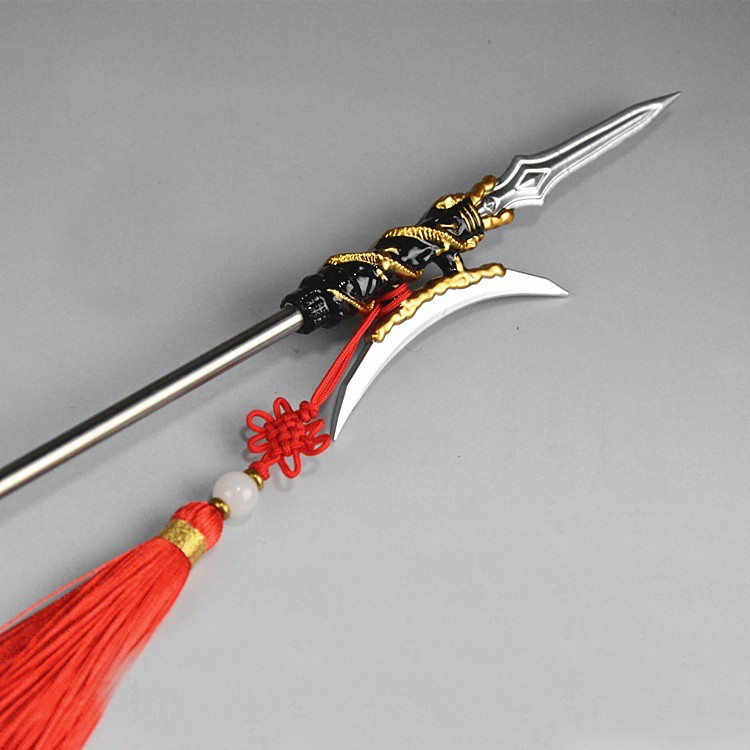 特価・方天画戟の戦神呂布所持兵器 古兵器刀装具 日本