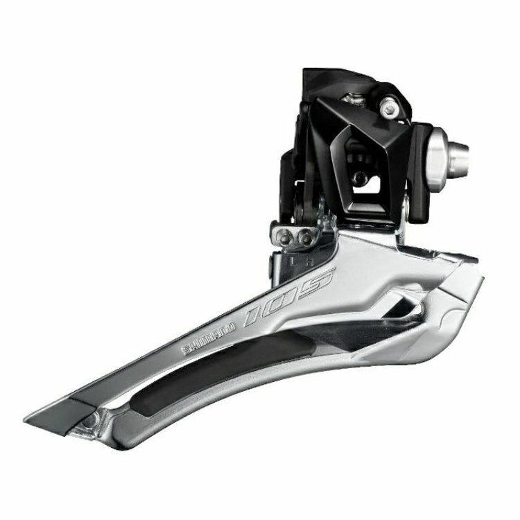 Deragliatore Anteriore Shimano 105 FD-R7000-F-L | 11 Velocità, Attacco Brasato | Nero