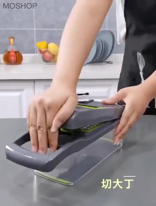 🔥台灣現貨🔥多功能切菜神器 備料 切丁刨絲 廚具 多功能蔬果處理器 切菜器 料理器 切片切丁 切絲器 切菜器15件組 | 蝦皮購物