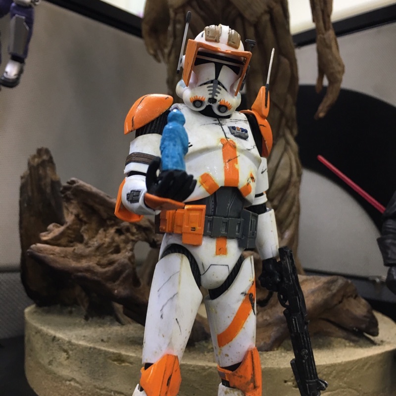 Bandai 星際大戰star wars 6吋1/12模型寇迪指揮官Commander Cody 完成