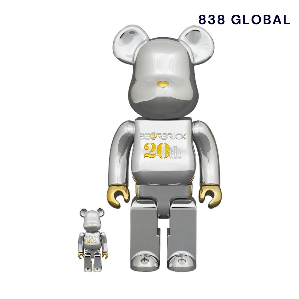 838global Bearbrick 20th Anniversary 400%+100% 20週年紀念款| 蝦皮購物