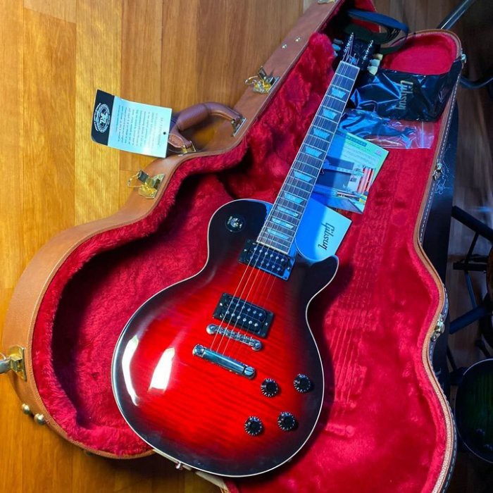 名人樂器】Gibson Slash Les Paul Standard 黑紅漸層虎紋電吉他新品
