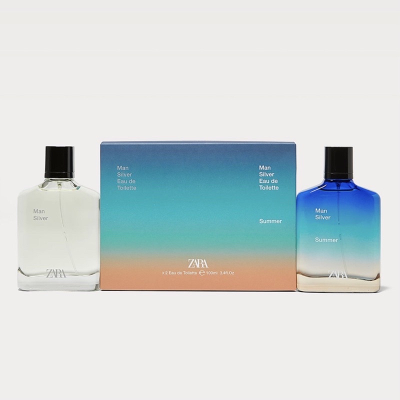 Zara man淡香水/男性香水/香氛/ 男香/男士香水組公司貨（100ml*2)～MAN 