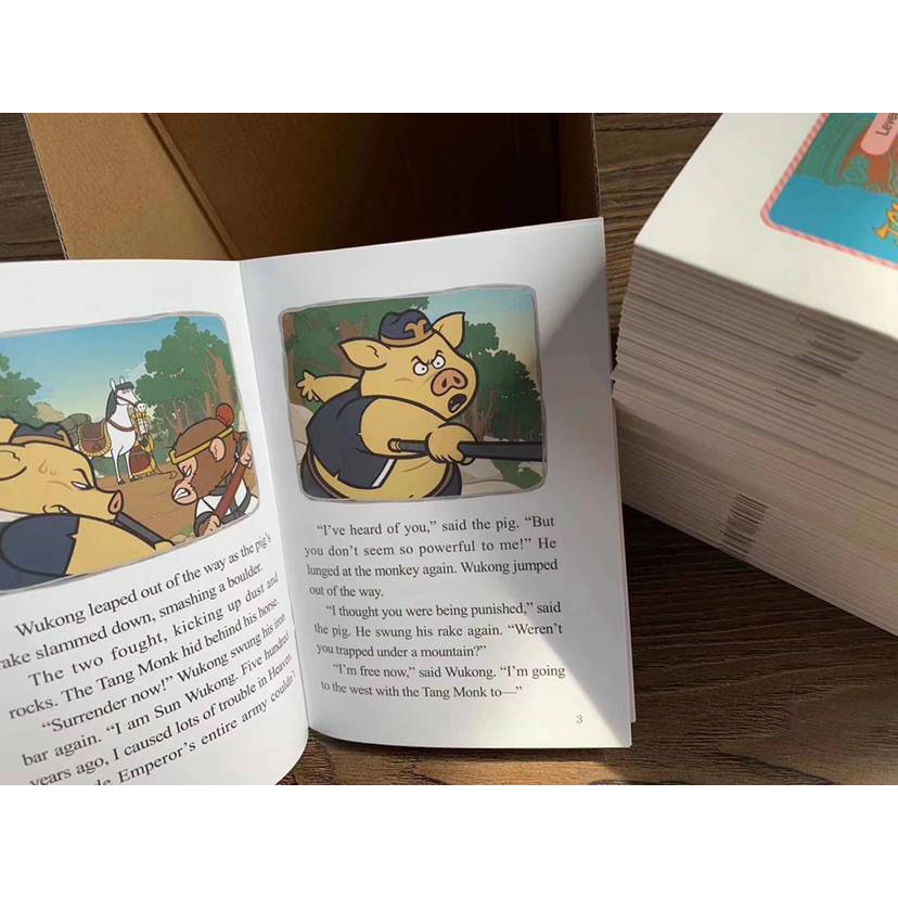 🌈贈音頻視頻英文點讀版《西遊記》Journey to the West 108冊