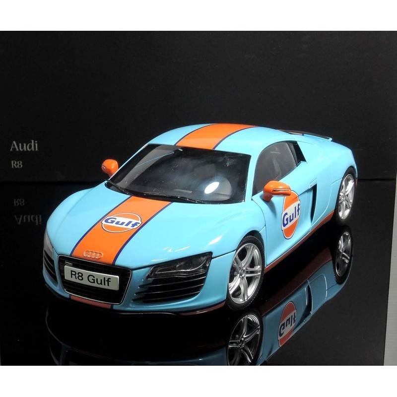 【MASH-2館】現貨特價 Kyosho 1/18 Audi R8 Gulf | 蝦皮購物