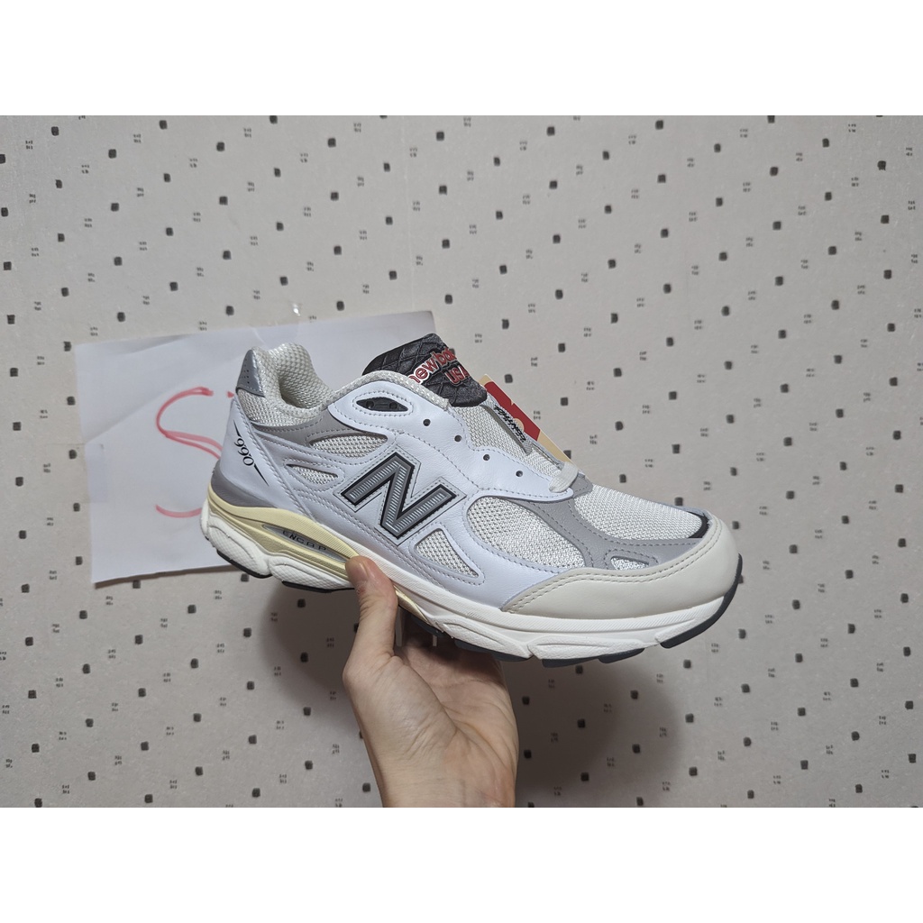 SYG New Balance 990v3 us9~10,13,23~24cm 美製白皮革M990AL3 | 蝦皮購物