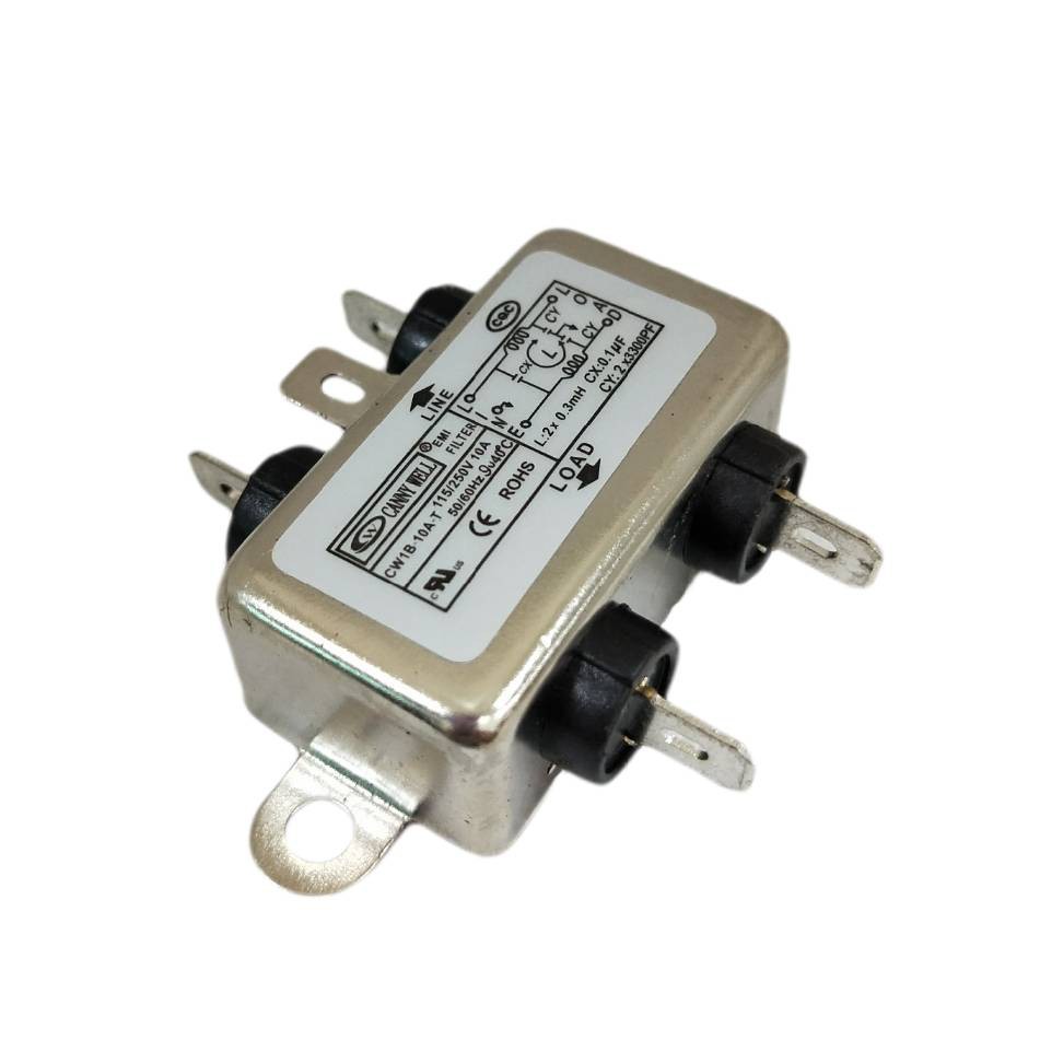 CW1B-10A-T 電源濾波器10A 115V/250V 單相濾波器| 蝦皮購物