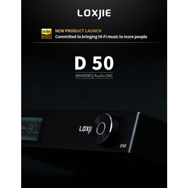 LOXJIE 面倒い D50 高解像度 USB DAC