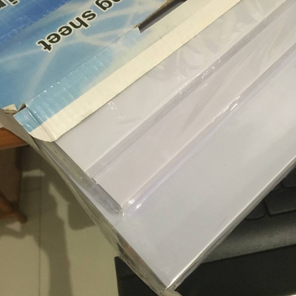 Putih 0.76mm 即時身份證 Pvc 紙 5set 身份證製造商材料 5set 白色 | 蝦皮購物