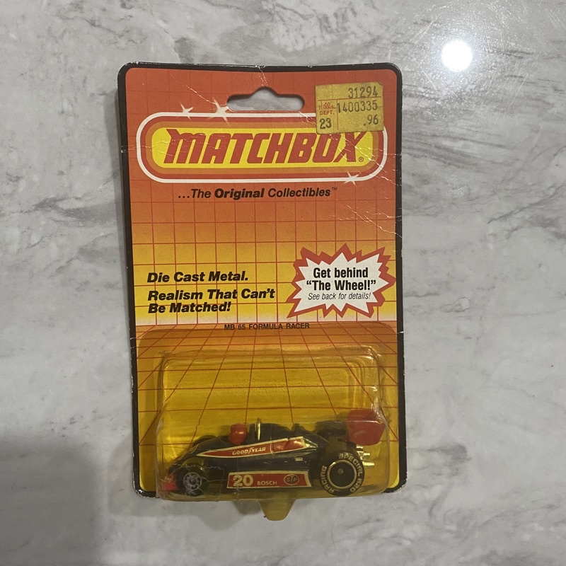 Matchbox Formula Racer #65 carded | 蝦皮購物