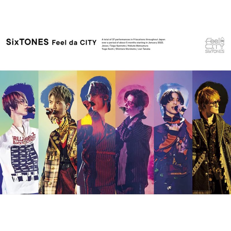 SixTONES Feel da CITY 初回盤通常盤DVD Blu-ray CITY 京本大我| 蝦皮購物