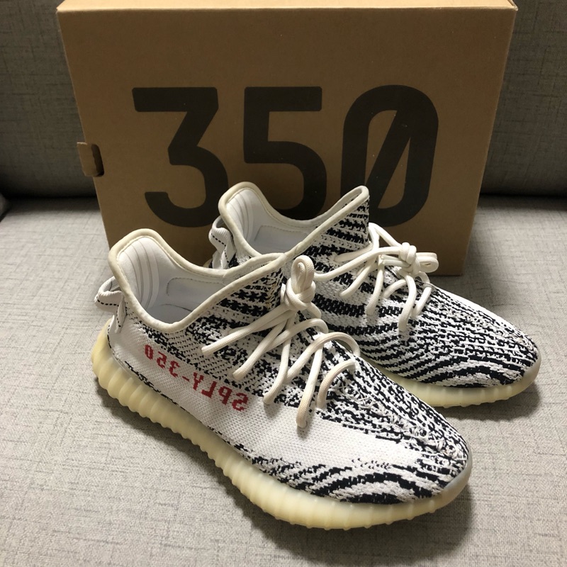 歡迎刷卡議價ADIDAS YEEZY BOOST 350 V2 ZEBRA 白斑馬| 蝦皮購物