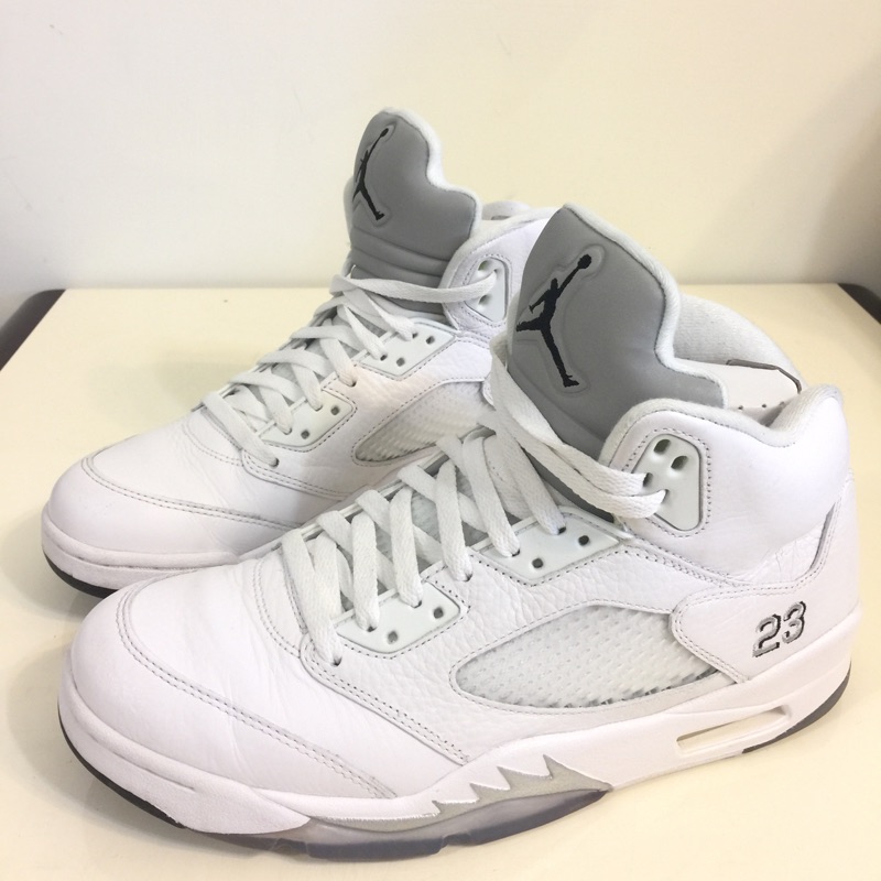 AIR JORDAN 5 Retro白銀全白流川楓冰底