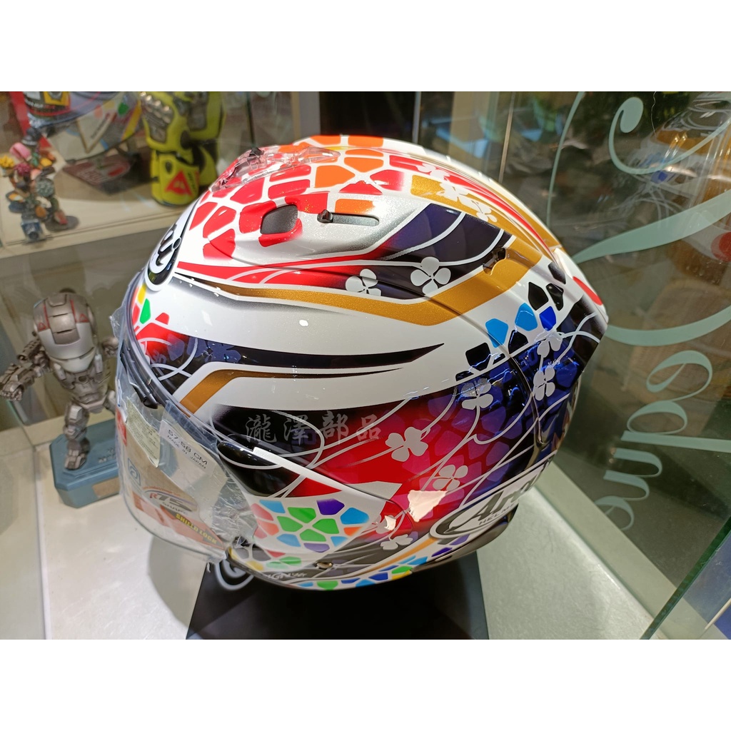瀧澤部品日本Arai VZ-RAM 半罩安全帽NAKAGAMI GP2 中上貴晶選手配色
