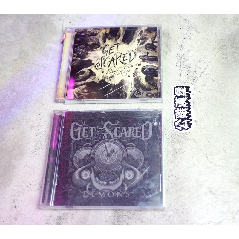 「Get Scared Best Kind of Mess / Demons 二手 CD 唱片 專輯 @公雞漢堡」