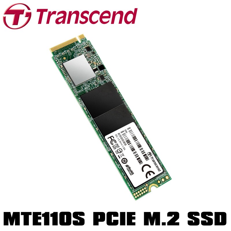 Transcend 創見128GB MTE110S M.2 2280 PCIe Gen3x4 SSD 固態硬碟五年