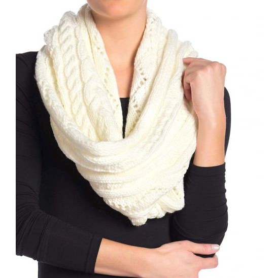 michael kors cable knit scarf