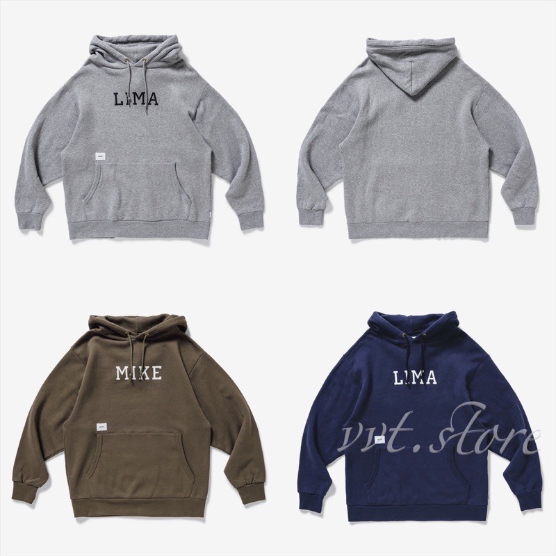 21SS WTAPS ACADEMY HOODED GRAY L フーディー-