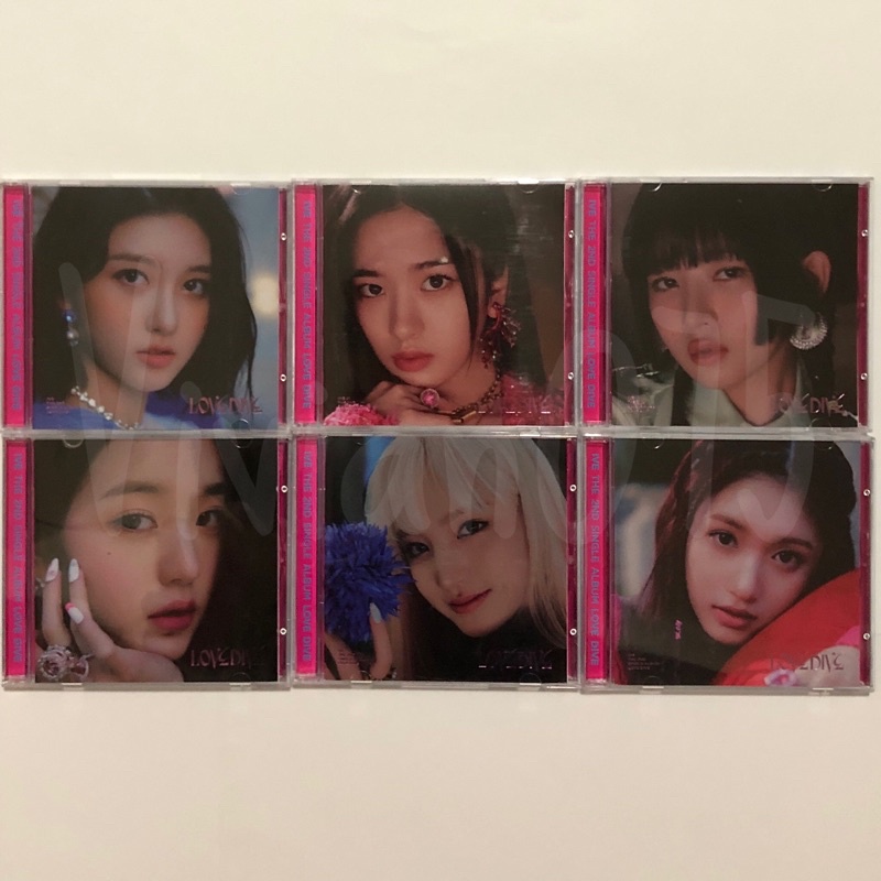 IVE 空專 Jewel Case【LOVE DIVE】Gaeul 兪真 Rei 員瑛 Liz Leeseo 蝦皮購物