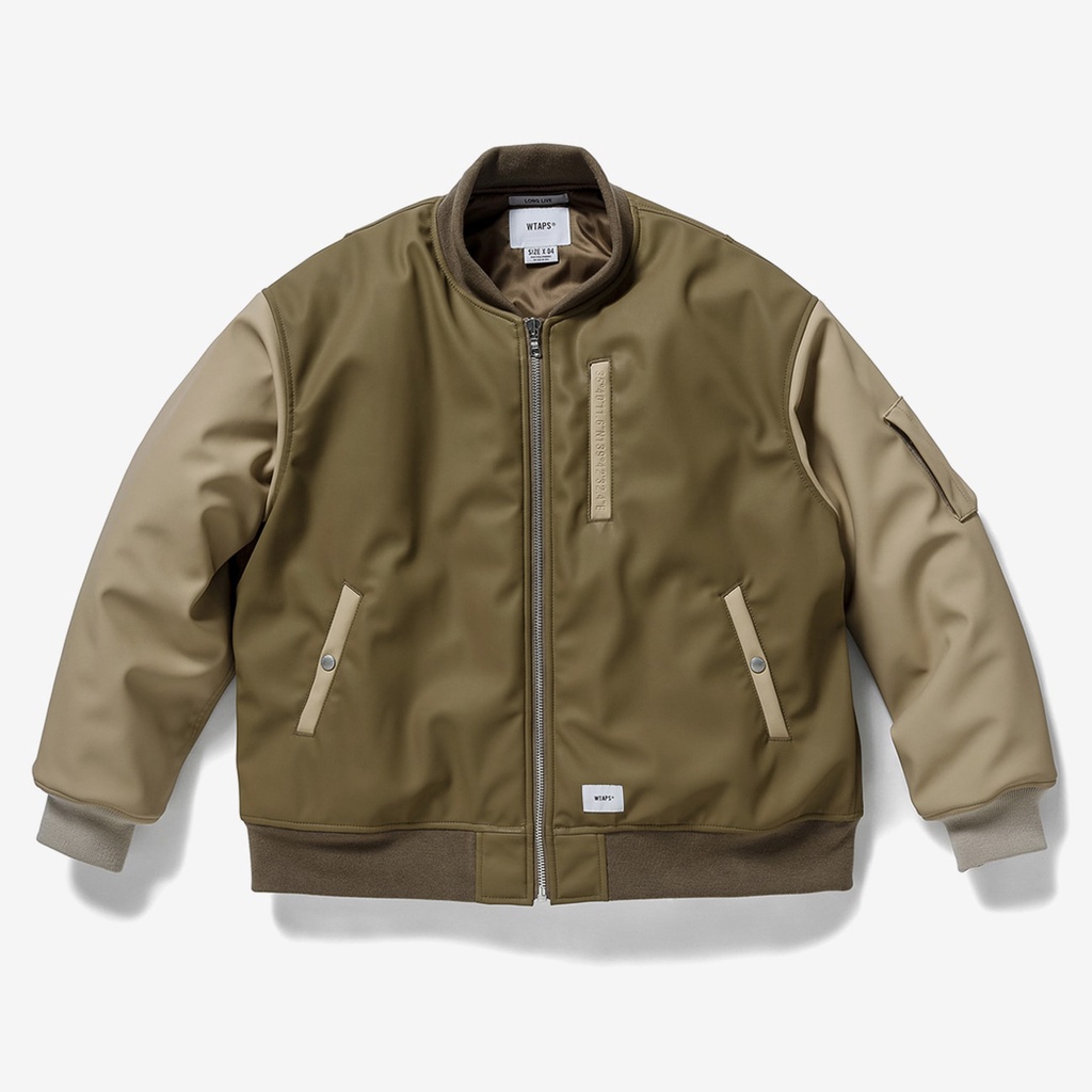 【日貨代購CITY】2021AW WTAPS YT13 JACKET SYNTHETIC 皮革 棒球外套 兩色 現貨