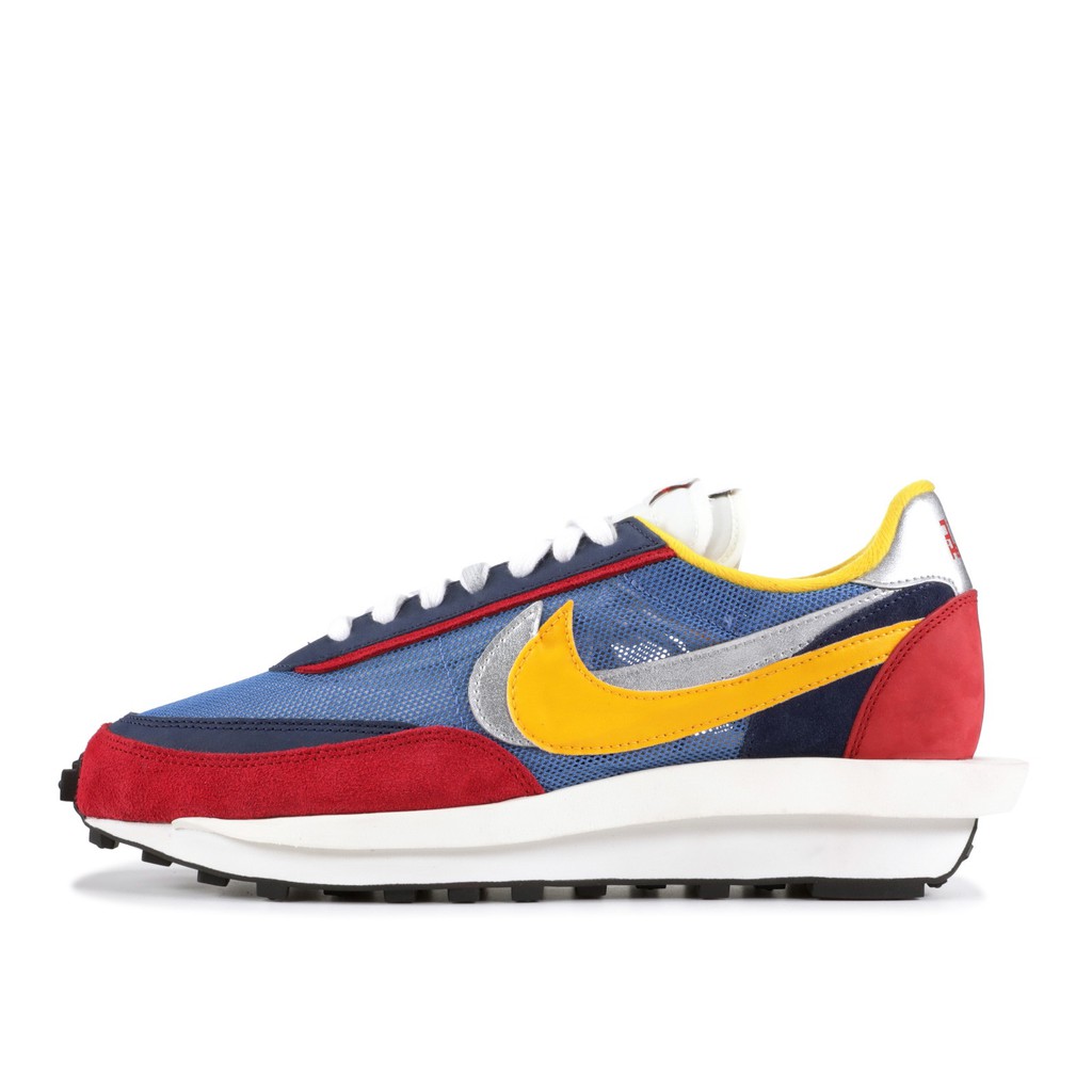 逢甲FUZZY】Nike Ldwaffle / Sacai 紅藍黃銀勾雙勾男女鞋BV0073-400